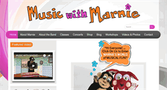 Desktop Screenshot of musicwithmarnie.com